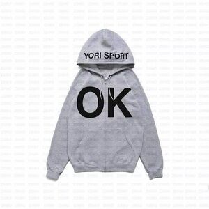 Yori sport designer OK zip up gray
